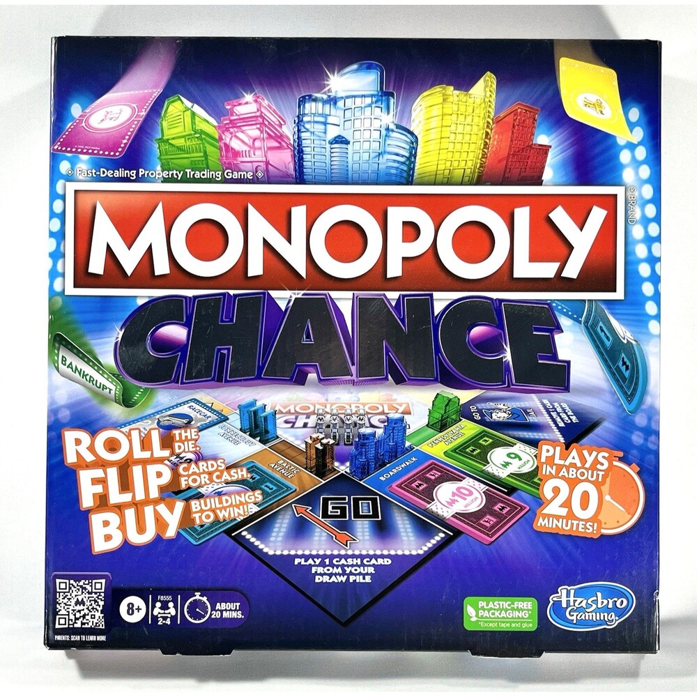 Monopoly Chance 2023 Hasbro Board Game New Factory Sealed